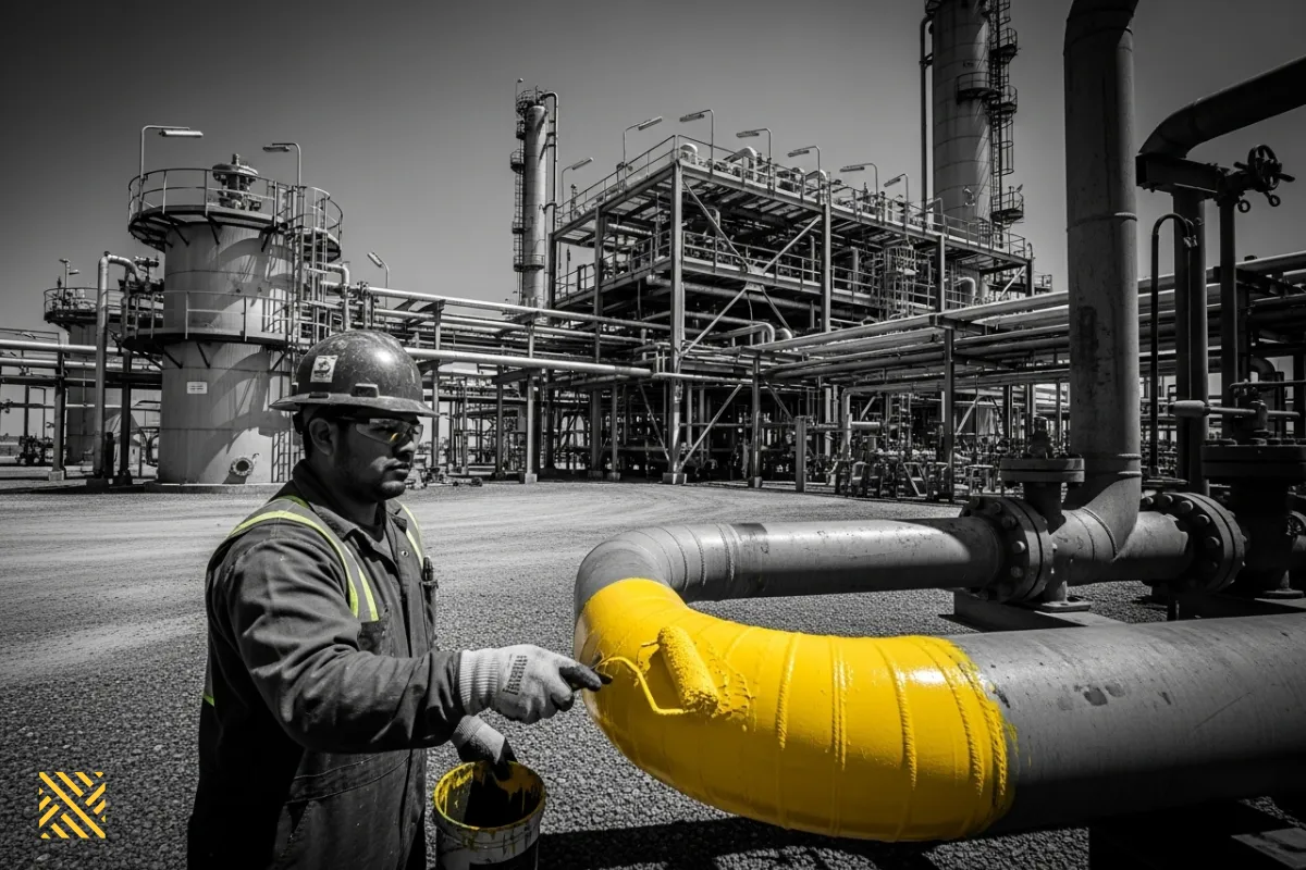 کاربرد رنگ اپوکسی در صنایع نفت، گاز و پتروشیمی